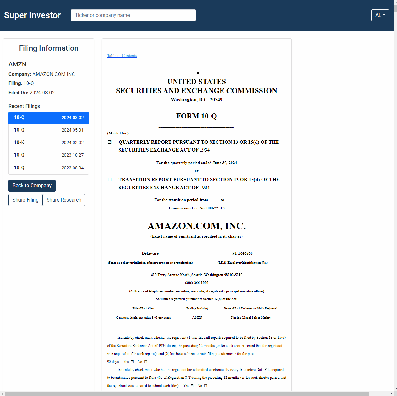 Flexible Sharing Options